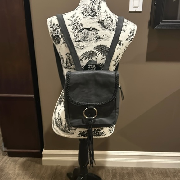 Black Backpack purse - Picture 1 of 5